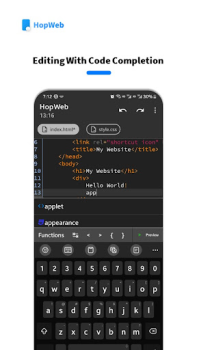 Скачать HopWeb: PHP & HTML Editor Инструменты для Андроид скриншот 2