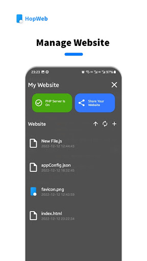 HopWeb: PHP & HTML Editor - скачать последнюю версию 2.7.2.GLOBAL.PLAY ...