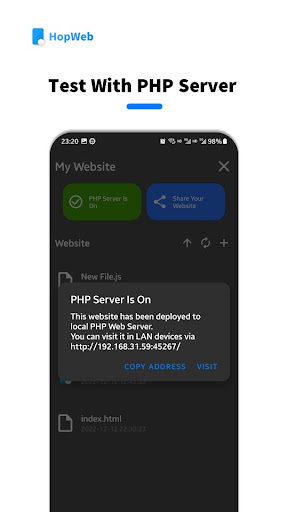 HopWeb: PHP & HTML Editor - скачать последнюю версию 2.7.2.GLOBAL.PLAY ...