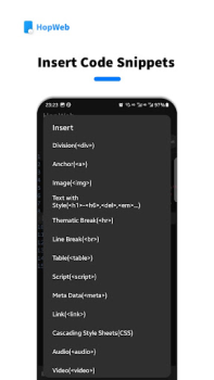 Скачать HopWeb: PHP & HTML Editor Инструменты для Андроид скриншот 7