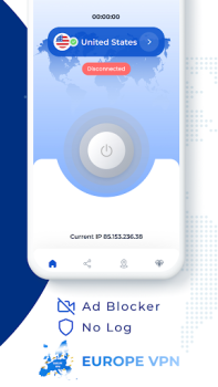 Скачать Europe VPN - Get Europe IP Инструменты для Андроид скриншот 2