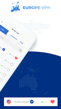 Скачать Europe VPN - Get Europe IP Инструменты для Андроид скриншот 4