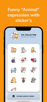 Скачать Stickers For Telegram Инструменты для Андроид скриншот 4