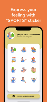 Скачать Stickers For Telegram Инструменты для Андроид скриншот 5