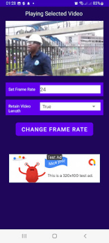 Скачать Video Frame Rate Changer (FPS) Видеоплееры и редакторы для Андроид скриншот 4
