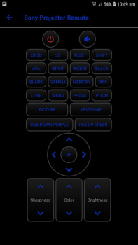 Скачать Universal Projector Remote Con Инструменты для Андроид скриншот 2