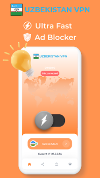 Скачать Uzbekistan VPN - Private Proxy Инструменты для Андроид скриншот 2
