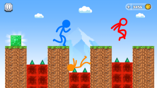 Скачать Stick-man Parkour Run Приключения для Андроид скриншот 2