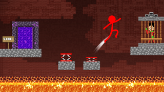 Скачать Stick-man Parkour Run Приключения для Андроид скриншот 6