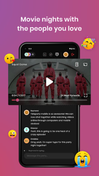 Скачать Teleparty - Watch Parties Социальные для Андроид скриншот 3