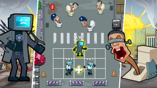 Скачать Merge War: Monster vs Cyberman Аркады для Андроид скриншот 2