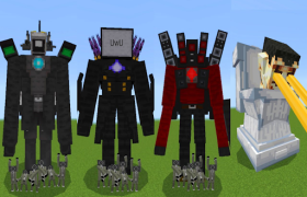Скачать Titan TV Man mod for MCPE Персонализация для Андроид скриншот 6