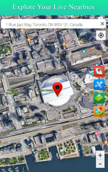 Скачать Live Satellite View GPS Map Карты и навигация для Андроид скриншот 2