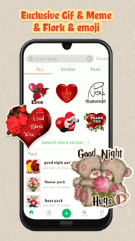 Скачать HD Sticker&Pack WAStickersApps Развлечения для Андроид скриншот 2