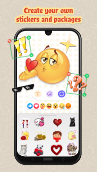 Скачать HD Sticker&Pack WAStickersApps Развлечения для Андроид скриншот 3