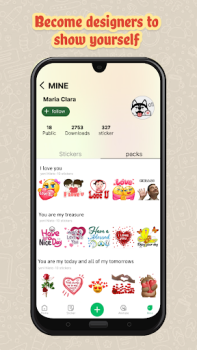 Скачать HD Sticker&Pack WAStickersApps Развлечения для Андроид скриншот 5