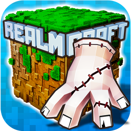 Логотип RealmCraft Мини Блок Майнкрафт