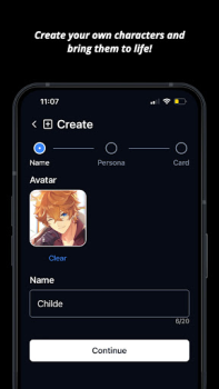 Скачать Charstar: AI Character Chat Развлечения для Андроид скриншот 3