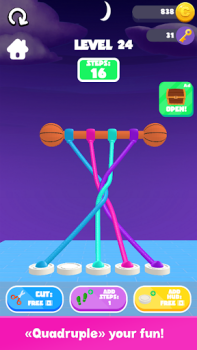 Скачать Twisted Ropes 3D Tangle Master Головоломки для Андроид скриншот 3