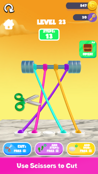 Скачать Twisted Ropes 3D Tangle Master Головоломки для Андроид скриншот 4