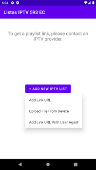 Скачать Listas IPTV 593 EC Развлечения для Андроид скриншот 6