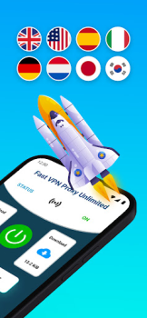 Скачать Fast VPN Proxy Unlimited 2023 Инструменты для Андроид скриншот 2