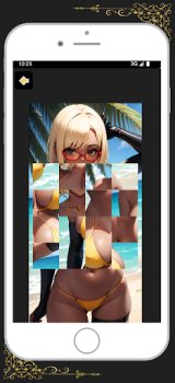 Скачать Adult puzzle-Sexy animate girl Казуальные для Андроид скриншот 2