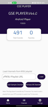 Скачать GSE Smart IPTV - Player Видеоплееры и редакторы для Андроид скриншот 2