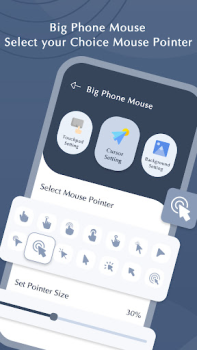Скачать Big Phone Mouse - Big Cursor Инструменты для Андроид скриншот 4