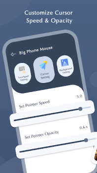 Скачать Big Phone Mouse - Big Cursor Инструменты для Андроид скриншот 5