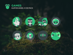 Скачать Klepon Wheel: Dark Icon Pack Персонализация для Андроид скриншот 2