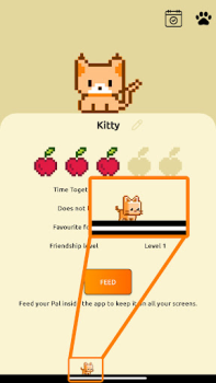 Скачать Pixel Pals - Nav bar pets Симуляторы для Андроид скриншот 2
