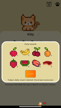 Скачать Pixel Pals - Nav bar pets Симуляторы для Андроид скриншот 3