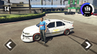 Скачать Car Peugeot 408: Taxi Driver Автомобили и транспорт для Андроид скриншот 5