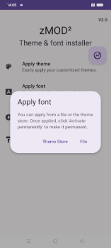 Скачать zMOD² - Theme & Font Installer Инструменты для Андроид скриншот 3