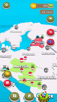 Скачать Country Balls: Idle War 3D Аркады для Андроид скриншот 2