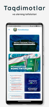 Скачать Yangi Konstitutsiya 2023 Книги и справочники для Андроид скриншот 2
