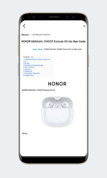Скачать Honor Earbuds X3 Lite Guide Инструменты для Андроид скриншот 7