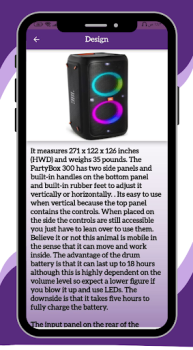 Скачать jbl partybox 300 guide Образование для Андроид скриншот 4