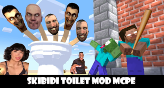 Скачать Skibidi Toilet Mod Minecraft Развлечения для Андроид скриншот 4