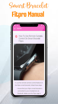 Скачать Smart Bracelet Fitpro manual Работа для Андроид скриншот 5