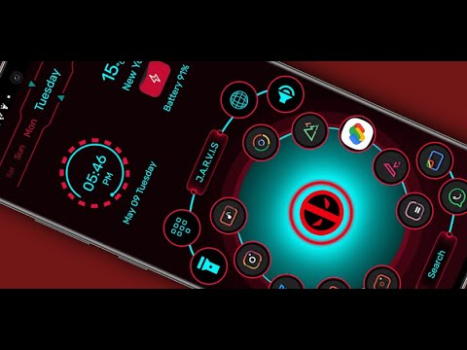 Скачать Jarvis Scifi Epic Launcher Персонализация для Андроид скриншот 8