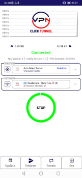 Скачать VPN CLICK TUNNEL Инструменты для Андроид скриншот 2
