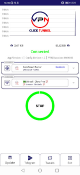 Скачать VPN CLICK TUNNEL Инструменты для Андроид скриншот 4