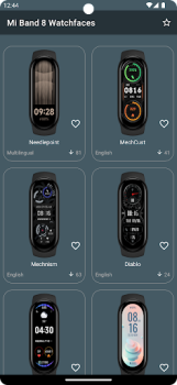 Скачать Mi Band 8 & 9 WatchFaces Персонализация для Андроид скриншот 2