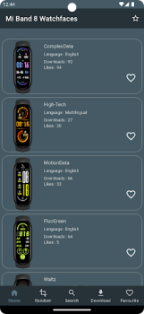 Скачать Mi Band 8 & 9 WatchFaces Персонализация для Андроид скриншот 4