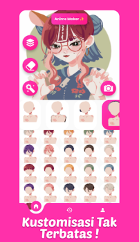 Скачать Anime Maker : Dress Up Anime Казуальные для Андроид скриншот 4