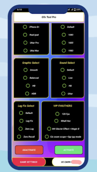 Скачать GFX Tool For Bgm And Pub MG BL Инструменты для Андроид