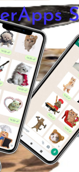 Скачать WAStickerApps Stickers Cats Связь для Андроид скриншот 2