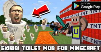 Скачать Skibidi Toilet 3 mod Minecraft Персонализация для Андроид скриншот 4
